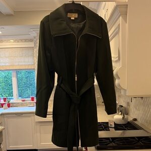 MICHAEL Michael Kors Forest Green Trench Coat